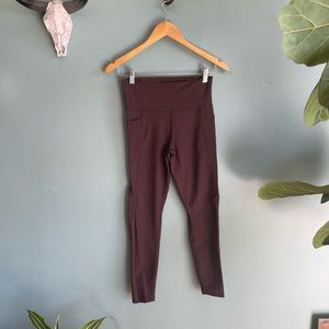 Ribbed Yoga Leggings with Pockets